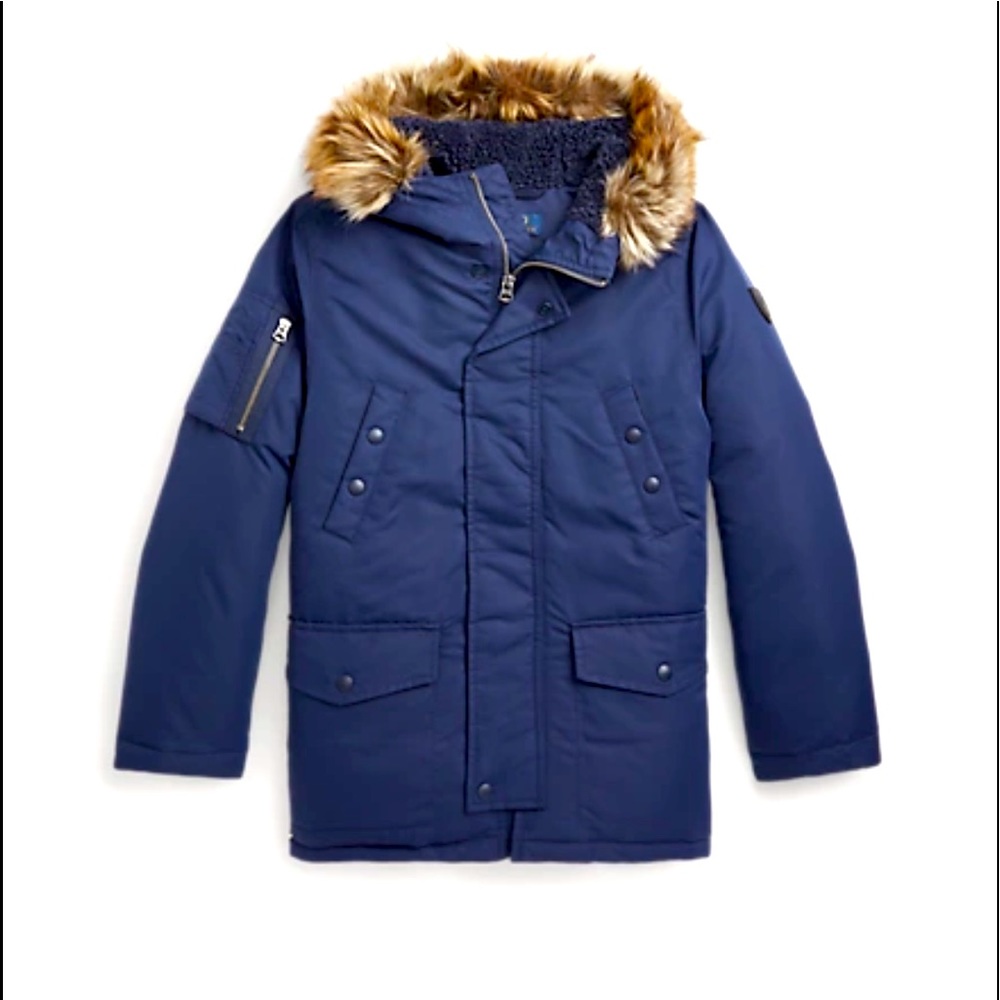 Ralph Lauren Polo Water Resistant Down Parka - Boys Sz. Large (14-16)